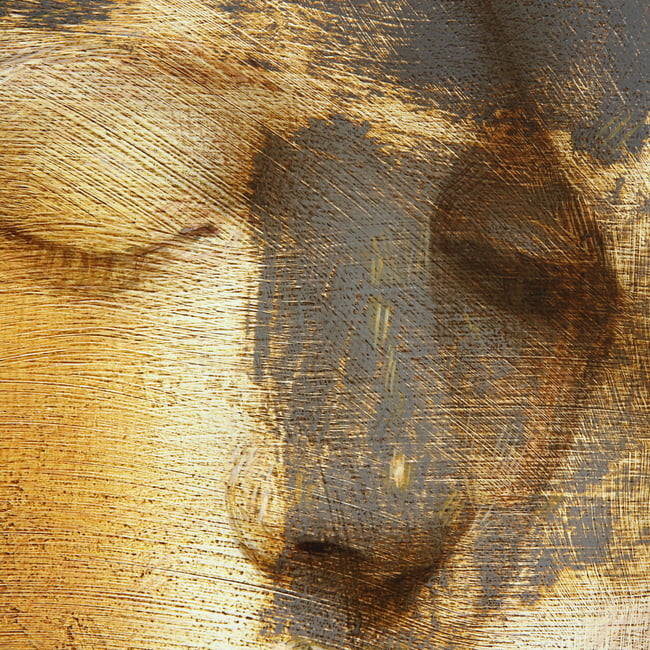 Composition With Burnt Sienna I