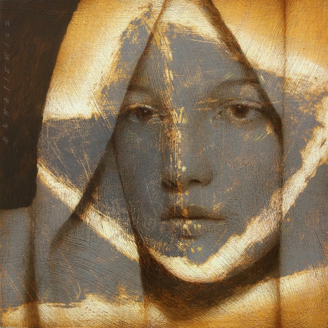 Composition With Burnt Sienna II