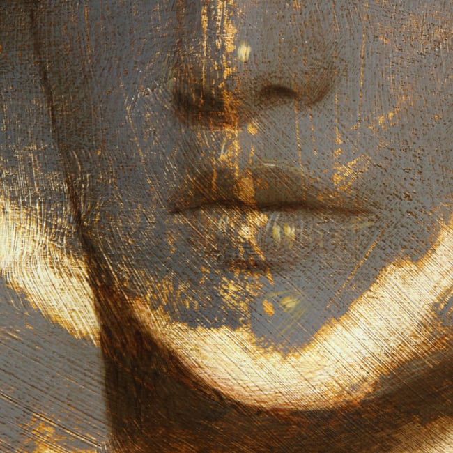 Composition With Burnt Sienna II