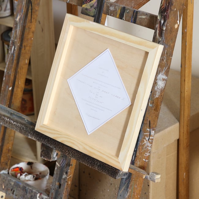 Composition With Burnt Sienna II