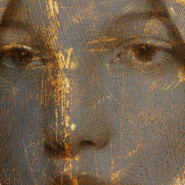 Composition With Burnt Sienna II