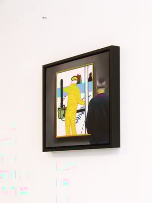 Image of Gele Man Met Karretje