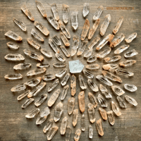 Image 7 of Golden Lemurian Quartz Point, Lemurian Crystal, Crystal for Healing, Sourced in Columbia