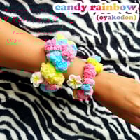 Image 4 of Candy Rainbow Oyakodon set | Pompom ☆ Scrunchie