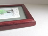 Image 8 of Vintage Small Watercolour Painted Engraving Print, Military Officer French Irish Regt 1811, Framed
