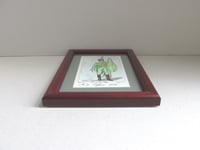 Image 11 of Vintage Small Watercolour Painted Engraving Print, Military Officer French Irish Regt 1811, Framed