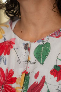 Image 2 of Camicia fiori white