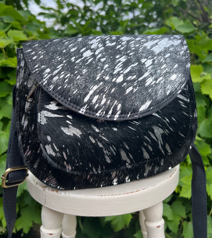 Image of Harlequin Collection - sparkly fur bag - #1C