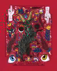 Image 2 of Black Phillip diptych