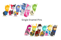 Fandom Llama Enamel Pin (Single)