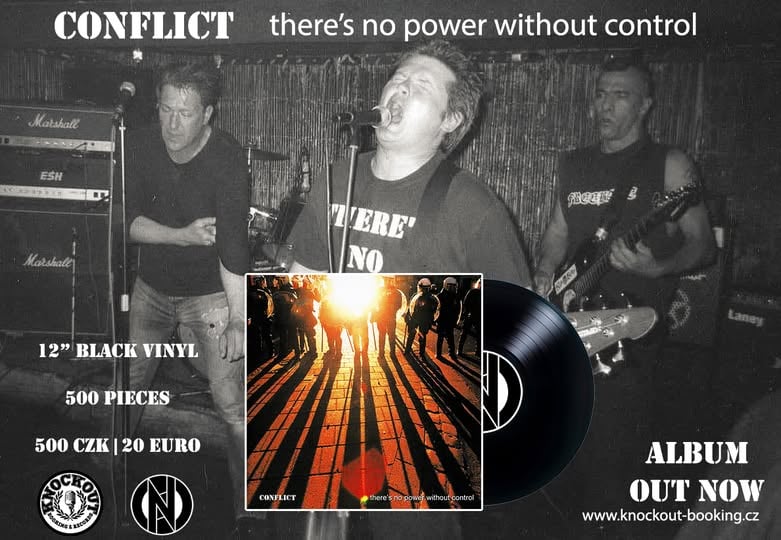 Image of CONFLICT - There's No Power Without Control vinyl LP