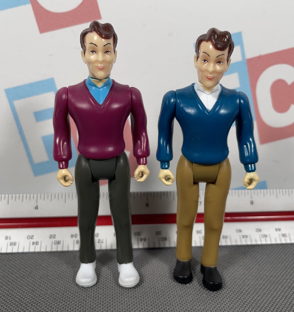 No Packaging: Comedy Bang! Bang! Scott Aukerman Set of 2 Action Figures by FC Toys! 