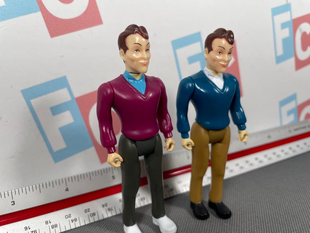 No Packaging: Comedy Bang! Bang! Scott Aukerman Set of 2 Action Figures by FC Toys! 