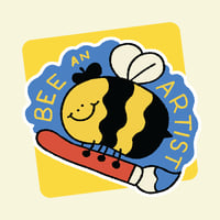 Image 1 of Bee An Artist Sticker