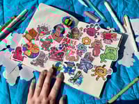 Image 2 of Flower Flirt Sticker