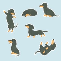 Image 1 of STICKER SET - TECKEL PARTY