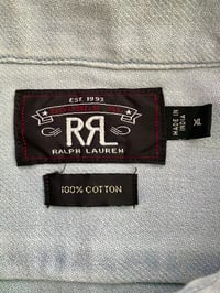 Image 8 of RRL INDIGO DYED BRUSHED COTTON OVERSHIRT