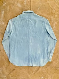 Image 3 of RRL INDIGO DYED BRUSHED COTTON OVERSHIRT