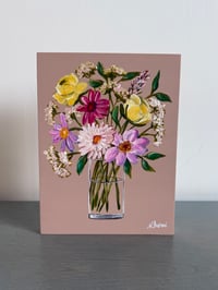 Mini Floral 158 by Neena Buxani - Original Painting