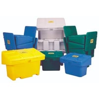 Image 4 of Salt Or Sand (SOS™) Storage Bin, 5.5 Cu.Ft - Yellow SOS5.5-08 NOT Stocked Approximately  2-4 Days
