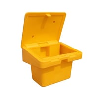 Image 2 of Salt Or Sand (SOS™) Storage Bin, 5.5 Cu.Ft - Yellow SOS5.5-08 NOT Stocked Approximately  2-4 Days