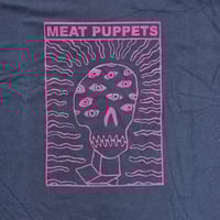 Image 2 of Meat Puppets - Monsters navy shirts
