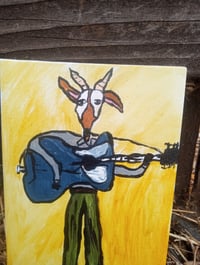 Image 2 of Goat Playing Guitar