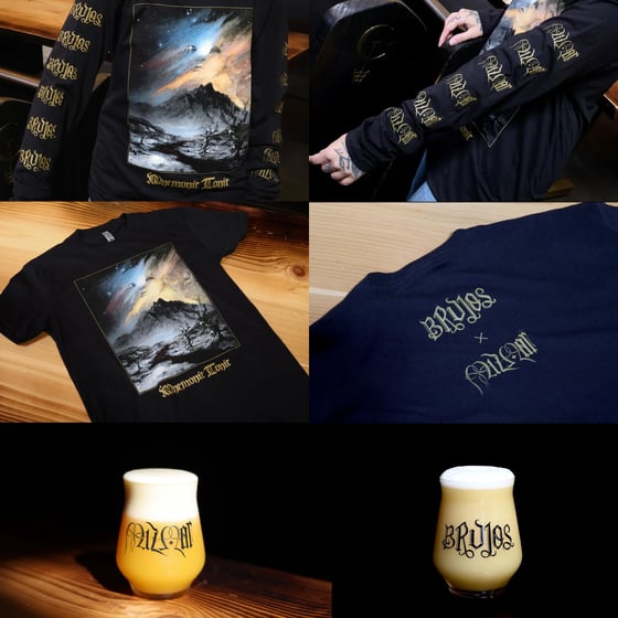 Image of Mizmor x Brujos - "Mnemonic Tonic" Merch