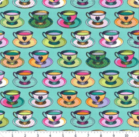 Image 2 of FQ - Tula Pink - Curiouser & Curiouser - Tea Time Daydream - PWTP163-DAYDREAM - Free Spirit Fabrics
