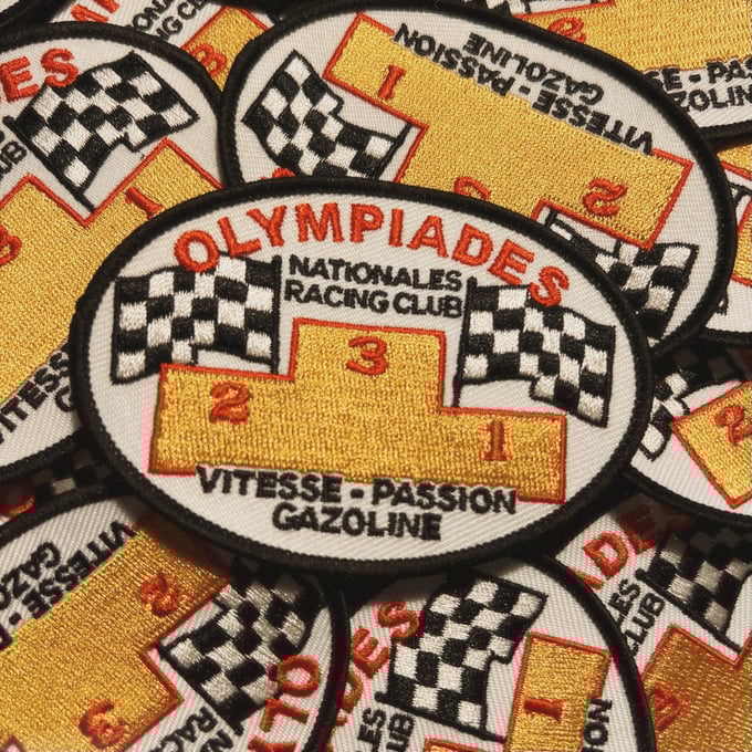 Image of PATCH OLYMPIADES NATIONALES RACING CLUB