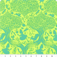 Image 2 of FQ - Tula Pink  Curiouser & Curiouser Down The Rabbit Hole PWTP166 BEWILDER Free Spirit Fabrics
