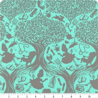 Image 2 of FQ - Tula Pink - Curiouser & Curiouser Down The Rabbit Hole PWTP166-DAYDREAM Free Spirit Fabrics