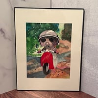 ART - Mouse on Scooter