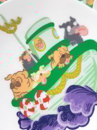 Image 2 of Tug of Pug Sticker
