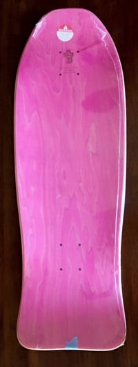 Image 2 of DOGTOWN SKATEBOARD DECK - OZZY OSBOURNE - PINK STAIN
