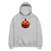 Image 11 of Long Sleeved Oversized Hoodie (Adult M/F) - Classic Jack O Lantern