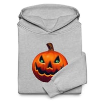 Image 12 of Long Sleeved Oversized Hoodie (Adult M/F) - Classic Jack O Lantern