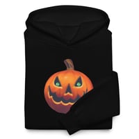Image 8 of Long Sleeved Oversized Hoodie (Adult M/F) - Classic Jack O Lantern