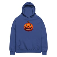 Image 15 of Long Sleeved Oversized Hoodie (Adult M/F) - Classic Jack O Lantern