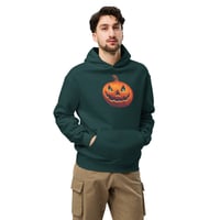 Image 4 of Long Sleeved Oversized Hoodie (Adult M/F) - Classic Jack O Lantern