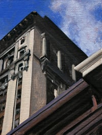 Michigan Central Station Painting (Pre-Renovation) | 2024 Original Detroit Oil on Linen Panel