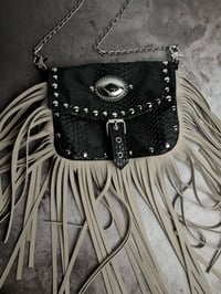 Image 3 of Beige Snake Willow Purse