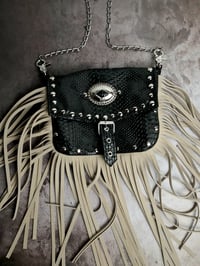 Image 2 of Beige Snake Willow Purse