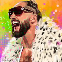 Image 2 of The Visionary | Seth Freakin Rollins WWE Painting