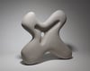 Stand - Hand-Built Grey Ceramic Sculpture 