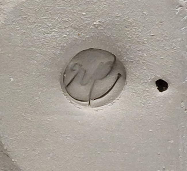 Stand - Hand-Built Grey Ceramic Sculpture 