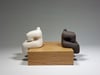 Sitting X Men -  Mini Hand‑Built Ceramic Sculptures 