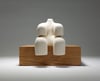 Sitting X Men -  Mini Hand‑Built Ceramic Sculptures 
