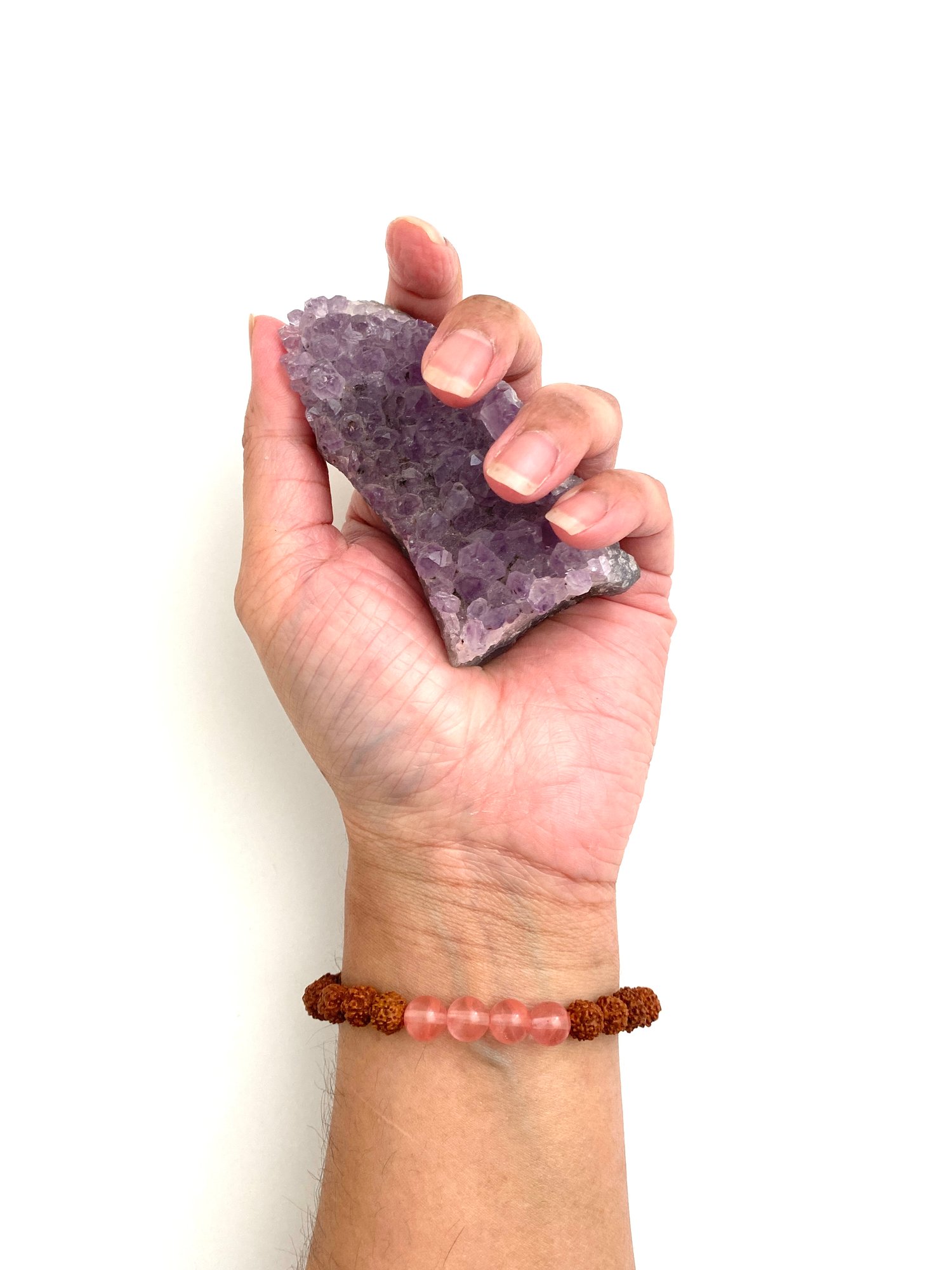 Image of Strawberry Quartz Wrist Mala