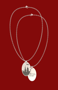 Image 1 of Gotham Enamel Necklace  